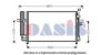 AKS DASIS 562007N Condenser, air conditioning